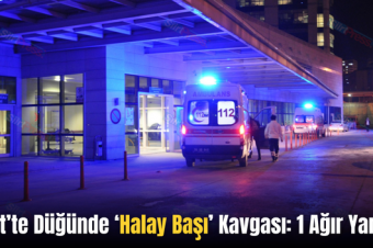 Siirt’te Düğünde ‘Halay Başı’ Kavgası: 1 Ağır Yaralı