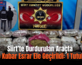 Siirt’te Durdurulan Araçta 13 Kilo Kubar Esrar Ele Geçirildi: 1 Tutuklama