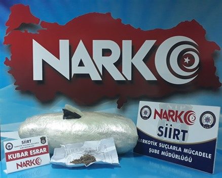 Siirt’in Baykan ilçesinde düzenlenen uyuşturucu operasyonunda gözaltına alınan 4 şüpheliden