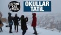 SİİRT’İN O İLÇE KÖYLERİNDE EĞİTİME KAR ENGELİ