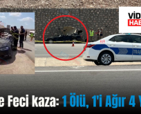 Siirt’te Feci kaza: 1 Ölü, 1’i Ağır 4 Yaralı!