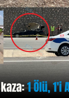 Siirt’te Feci kaza: 1 Ölü, 1’i Ağır 4 Yaralı!