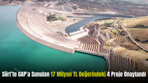 Siirt’te GAP’a Sunulan 17 Milyon TL Değerindeki 4 Proje Onaylandı