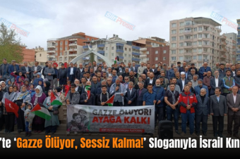 Siirt’te ‘Gazze Ölüyor, Sessiz Kalma!’ Sloganıyla İsrail Kınandı