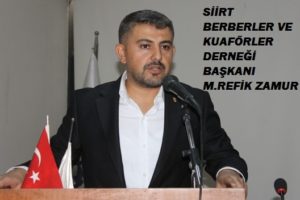 Siirt’te faaliyet gösteren Berberler ve Kuaförler Derneği, olağan kongresini yaparak