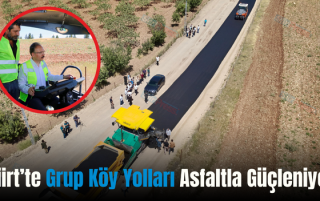 Siirt’te Grup Köy Yolları Asfaltla Güçleniyor