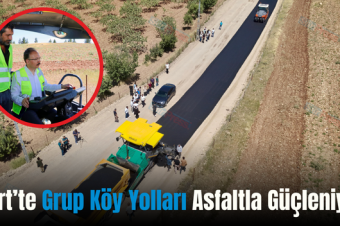 Siirt’te Grup Köy Yolları Asfaltla Güçleniyor