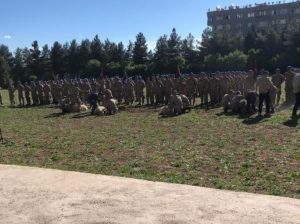 Siirt’te görev yapan güvenlik güçleri için kurban kesildi. Siirt İl