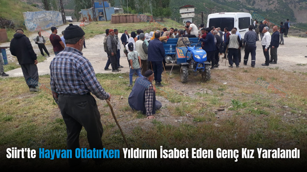 Siirt’te Hayvan Otlatırken Yıldırım İsabet Eden Genç Kız Yaralandı