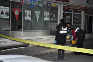 Siirt’te HDP seçim lokaline kimliği belirsiz kişi veya kişilerce silahlı