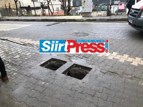 Siirt’te hırsızların yeni gözdesi mazgallar oldu. Siirt’in Doğan Mahallesi Mithat