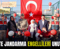 SİİRT’TE JANDARMA ENGELLİLERİ UNUTMADI