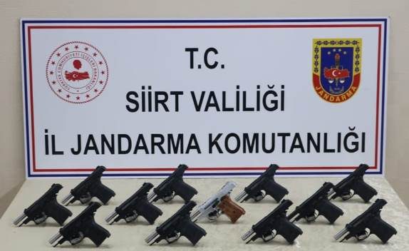 Siirt İl Jandarma Komutanlığı Kaçakçılık Organize Suçlarla Mücadele (KOM) ekiplerince
