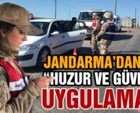 JANDARMA’DAN “HUZUR VE GÜVEN” UYGULAMASI