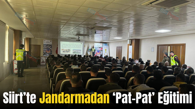 Siirt’te Jandarmadan ‘Pat-Pat’ Eğitimi