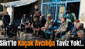 Siirt’te Kaçak Avcılığa Taviz Yok!..