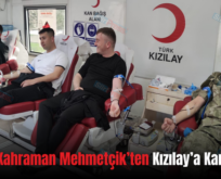 Siirt’te Kahraman Mehmetçik’ten Kızılay’a Kan Bağışı