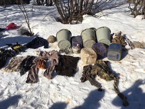 Siirt’te başlatılan “Kapan-7 Garisa” operasyonunda PKK’lı teröristlerin kullandığı 17 mağara