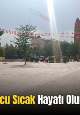 Siirt’te Kavurucu Sıcak Hayatı Olumsuz Etkiliyor