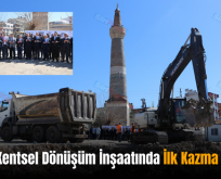 Siirt’te Kentsel Dönüşüm İnşaatında İlk Kazma Vuruldu