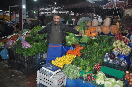 KIŞ ÜRÜNLERİ TEZGÂHTAKİ YERİNİ ALDI