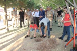Siirt’te görev yapan güvenlik güçleri için kurban kesildi. Siirt İl