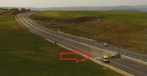 Siirt dikkatsiz sürücülerin neden olduğu trafik kazası, mobeseye yansıdı. Siirt