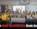 Siirt’te Minik Öğrencilerden Örnek Davranış