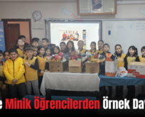 Siirt’te Minik Öğrencilerden Örnek Davranış