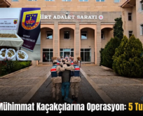 Siirt’te Mühimmat Kaçakçılarına Operasyon: 5 Tutuklama