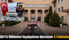 Siirt’te Mühimmat Kaçakçılarına Operasyon: 5 Tutuklama