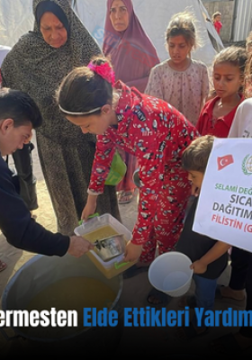 Siirt’te Öğrencilerin Kermesten Elde Ettikleri Yardımlar Gazzelilere Aş Oldu