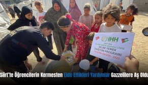 Siirt’te Öğrencilerin Kermesten Elde Ettikleri Yardımlar Gazzelilere Aş Oldu