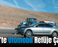 Siirt’te Otomobil Refüje Çarptı