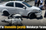 Siirt’te Otomobilin Çarptığı Motokurye Yaralandı