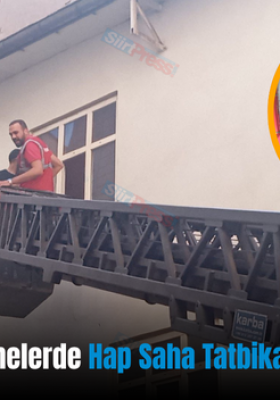 Siirt’te Özel Hastanelerde Hap Saha Tatbikatı Gerçekleştirildi