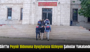 Siirt’te Peynir Bidonuna Uyuşturucu Gizleyen Şahıslar Yakalandı