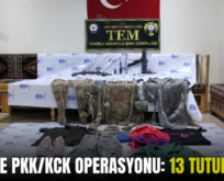 SİİRT’TE PKK/KCK OPERASYONU: 13 TUTUKLAMA