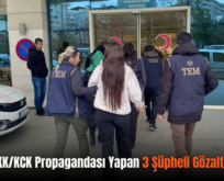 Siirt’te PKK/KCK Propagandası Yapan 3 Şüpheli Gözaltına Alındı