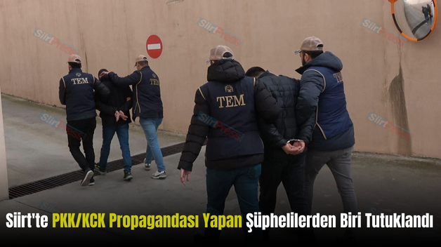 Siirt’te PKK/KCK Propagandası Yapan Şüphelilerden Biri Tutuklandı