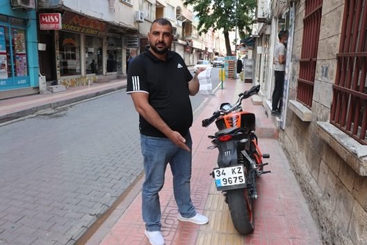 Siirt’te Nusret Gergef isimli motosiklet sürücüsüne önceki gün motorize trafik