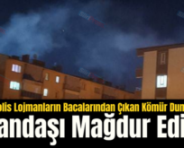 Siirt’te Polis Lojmanların Bacalarından Çıkan Kömür Dumanı Vatandaşı Mağdur Ediyor