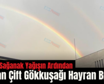 Siirt’te Sağanak Yağışın Ardından Oluşan Çift Gökkuşağı Hayran Bıraktı