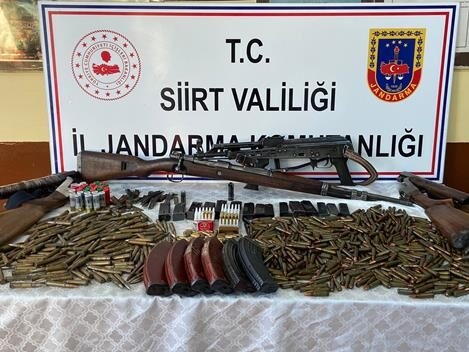 Siirt İl Jandarma Komutanlığı ekiplerince, silah kaçakçılığı yaptığı belirlenen şahıslara