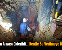 Siirt’te Su Arızası Giderildi… Kentte Su Verilmeye Başlandı!