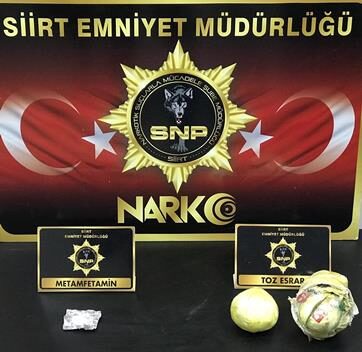 Siirt İl Emniyet Müdürlüğü ekiplerince, uygulama noktasında şüphe üzerine durdurulan