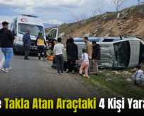 Siirt’te Takla Atan Araçtaki 4 Kişi Yaralandı