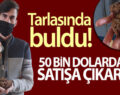 TARLASINDA BULDU! 50 BİN DOLARA SATIŞA ÇIKARDI