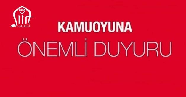 Siirt’te taziye evlerinin korona virüs tedbirleri kapsamında ikinci emre kadar