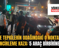 SİİRT’TE TEPKİLERİN ODAĞINDAKİ O NOKTADA YİNE ZİNCİRLEME KAZA: 5 ARAÇ BİRBİRİNE GİRDİ